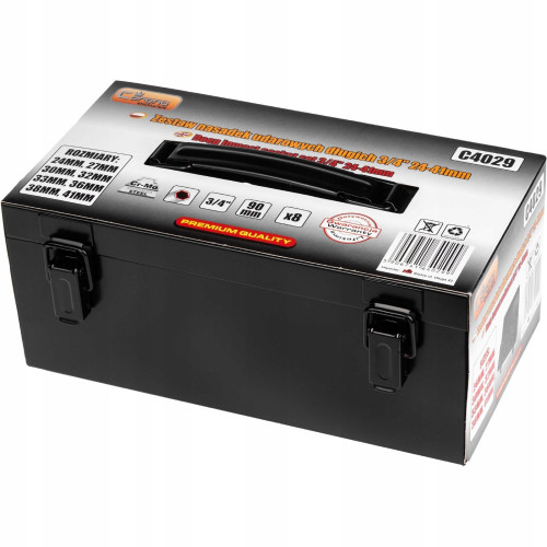 ZESTAW NASADEK UDAROWYCH DŁUGICH 3/4"24-41mm