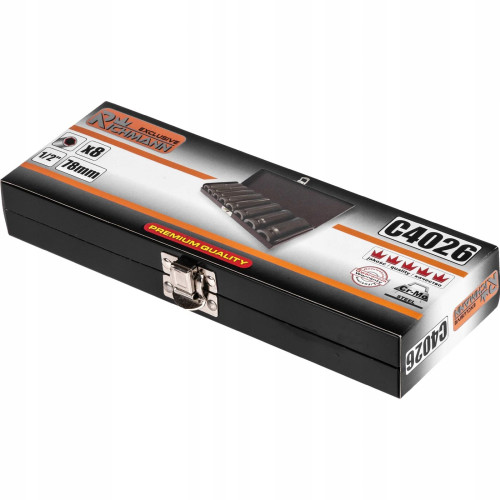 Richmann NASADKI UDAROWE 1/2 długie 13-24mm ZESTAW