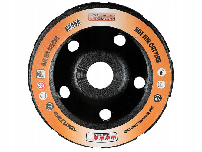 TARCZA GARNKOWA DIAMENTOWA 125MM RICHMANN C4686
