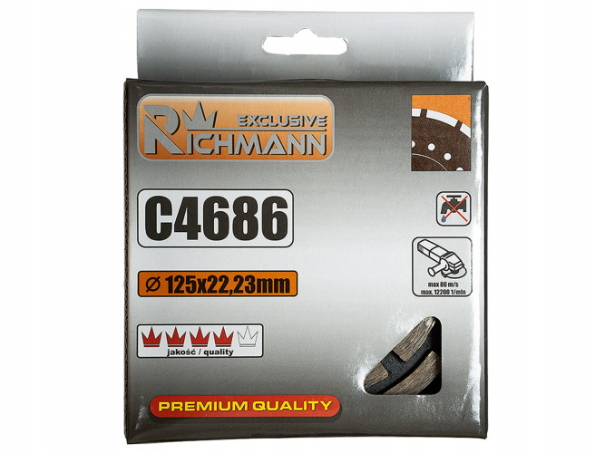 TARCZA GARNKOWA DIAMENTOWA 125MM RICHMANN C4686