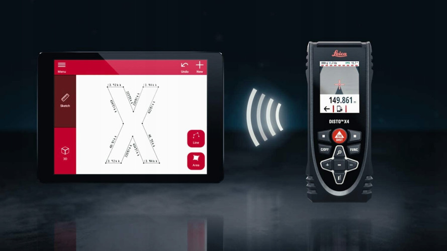 Dalmierz do wnętrz Leica 100-200 m