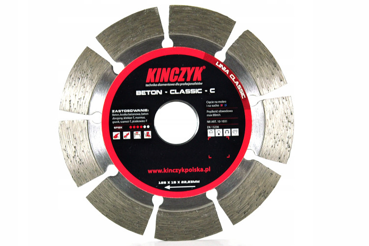 Tarcza diamentowa Kinczyk Turbo Classic 125x22,2mm