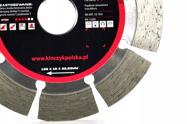 Tarcza diamentowa Kinczyk Turbo Classic 125x22,2mm