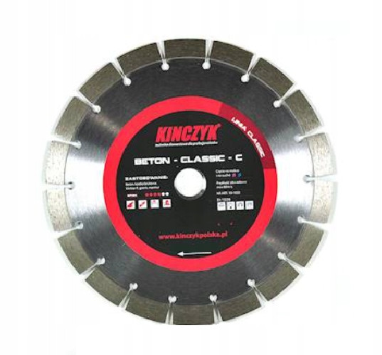 KINCZYK TARCZA BETON CLASSIC-C 300X15X25,4/20