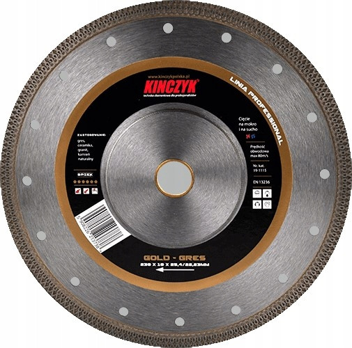 TARCZA GOLD-GRESceramika gres kamień200/25,4/22,23