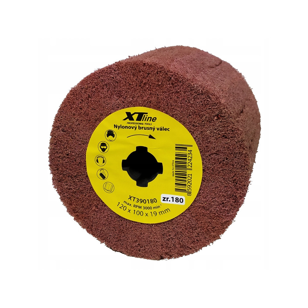 SZCZOTKA NYLONOWA 180 DO SATYNIARKI 120X100