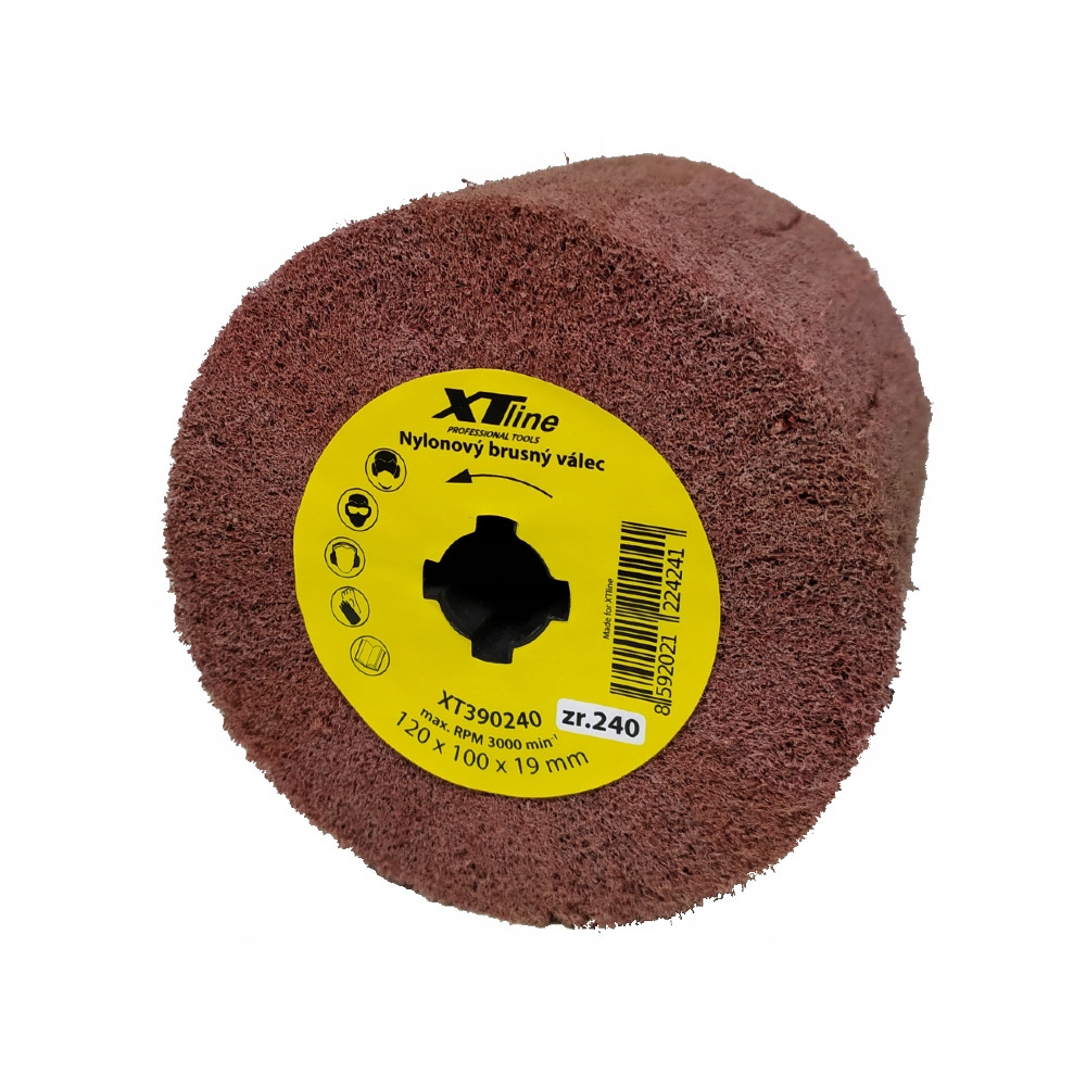 SZCZOTKA NYLONOWA 240 DO SATYNIARKI 120X100