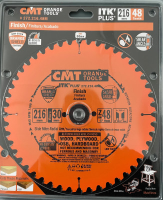 Tarcza do drewna CMT 272.216.48M 216x30mm