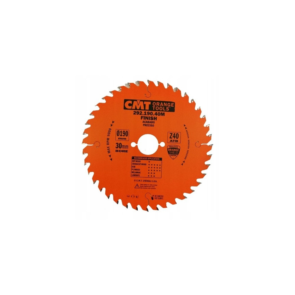 Tarcza CMT Piła do cięcia HM 292.190.40M
