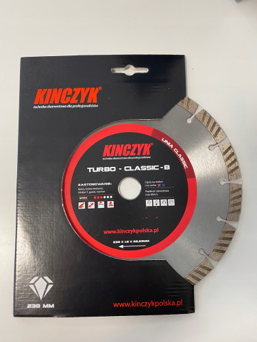 Tarcza diamentowa Kinczyk Beton Classic C 230 mm