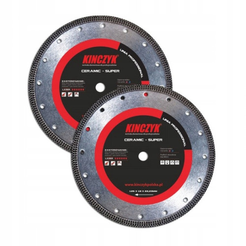 Tarcza diamentowa KINCZYK CERAMIC SUPER 250mm