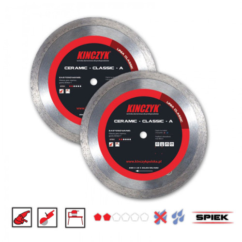 Tarcza diamentowa KINCZYK CERAMIC SUPER 250mm