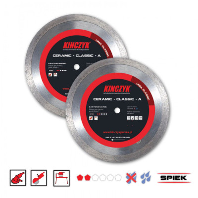 Tarcza diamentowa KINCZYK CERAMIC SUPER 250mm