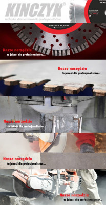 Tarcza diamentowa KINCZYK CERAMIC SUPER 250mm