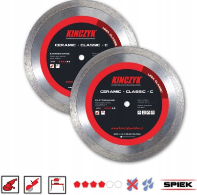 Tarcza diamentowa KINCZYK CERAMIC SUPER 250mm
