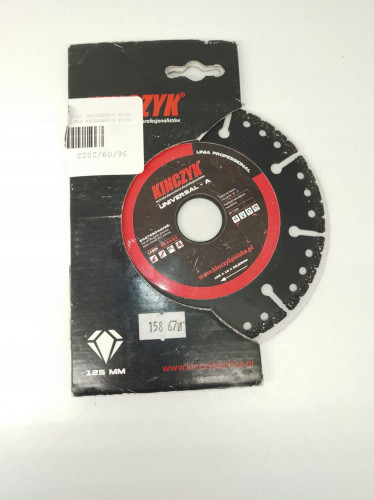 Tarcza diamentowa Kinczyk universal-a 125MM