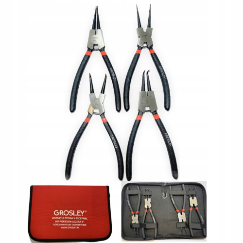 Zestaw szczypiec Grosley GR57010 230 mm 4 szt.