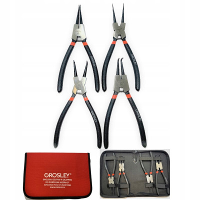 Zestaw szczypiec Grosley GR57010 230 mm 4 szt.